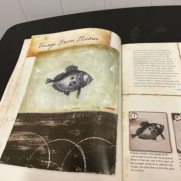 Plaster Studio Mixed Media Techniques Painting Casting and Sculpting Book - Picture 3 of 16